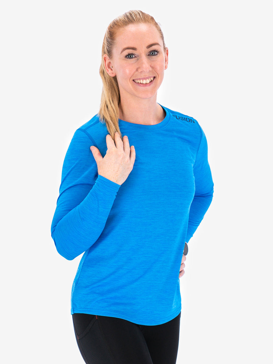 חולצת ריצה נשים שרוול ארוך FUSION WOMENS C3 LS SHIRT