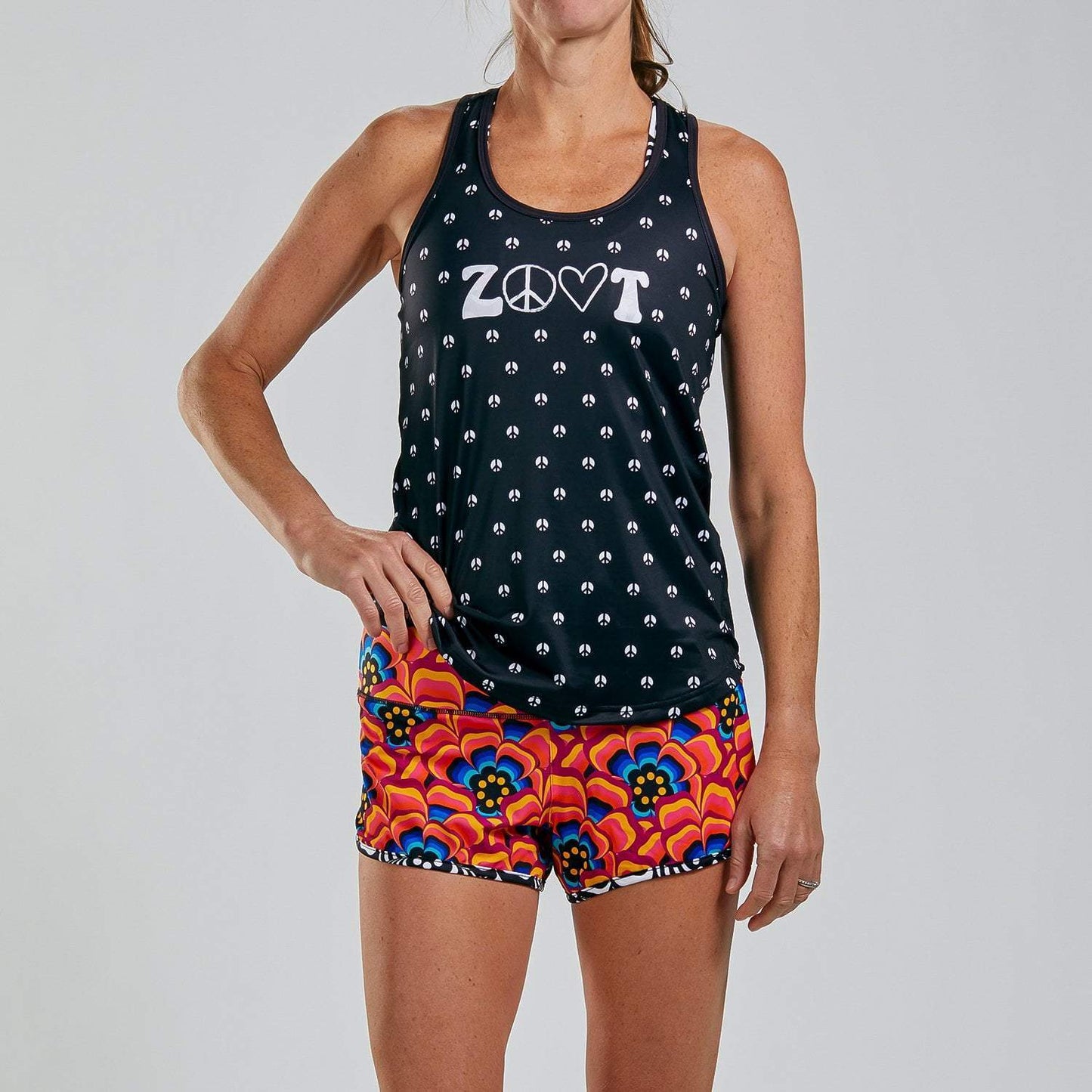 Women's running pants ZOOT LTD RUN 3" SHORT TRI LOVE
