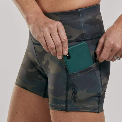טייץ ריצה נשים ZOOT LTD RUN PULSE SHORT KONA CAMO