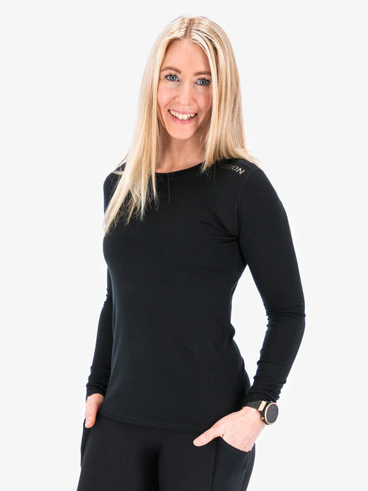 חולצת צמר נשים שרוול ארוך FUSION WOMEN MERINO 150 LS