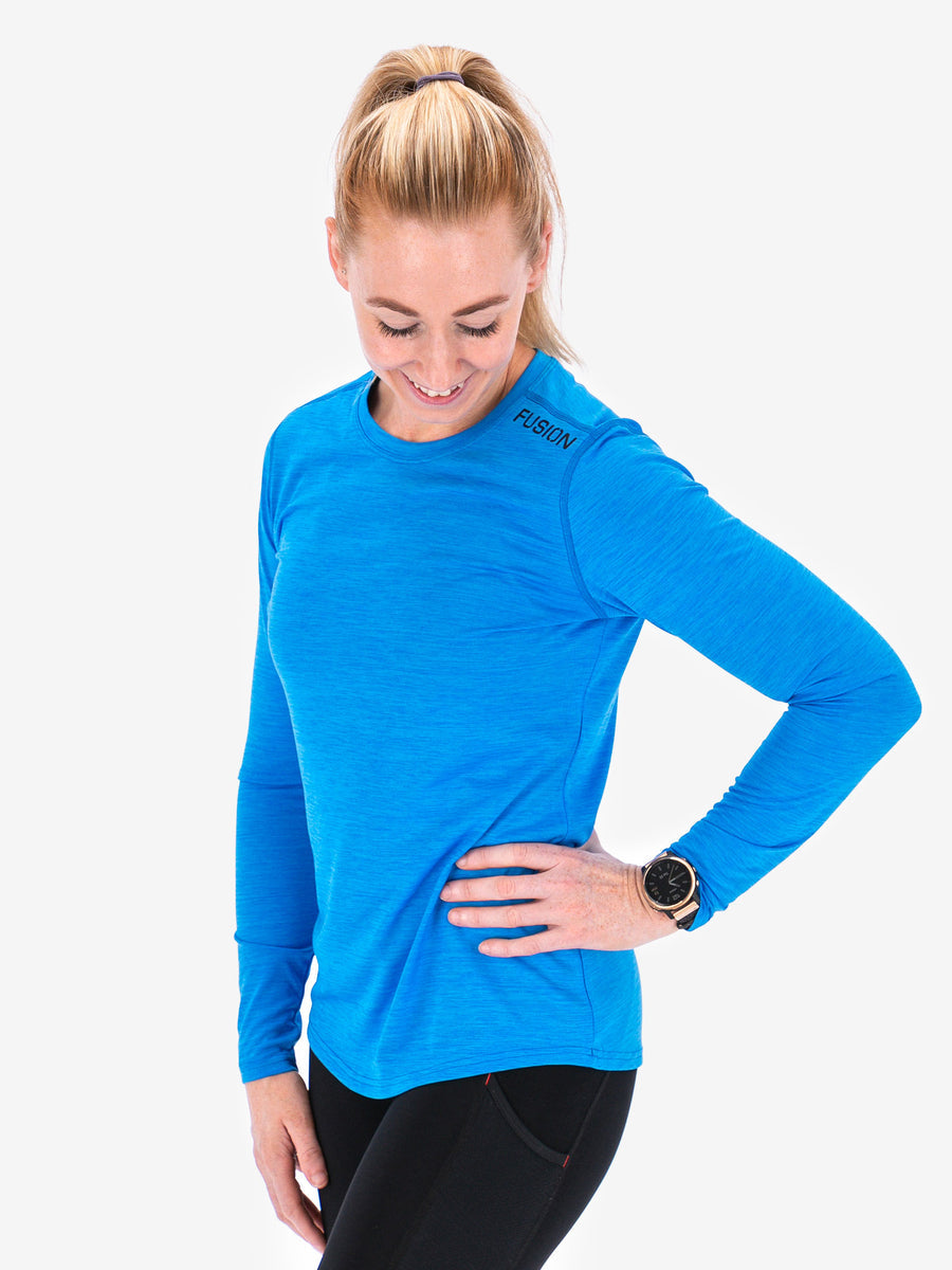 חולצת ריצה נשים שרוול ארוך FUSION WOMENS C3 LS SHIRT