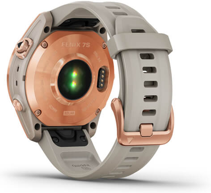 שעון ספורט חכם Garmin fenix 7s Sapphire Solar Titanium