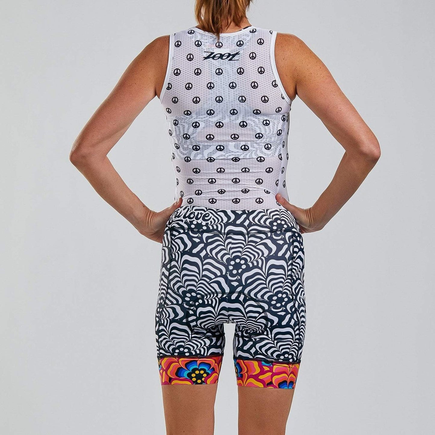 חולצת בסיס לרכיבה נשים ZOOT LTD CYCLE BASE LAYER TRI LOVE