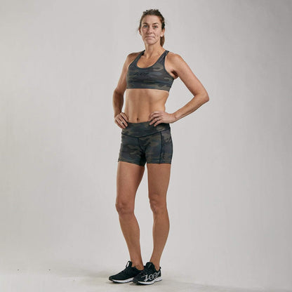 טייץ ריצה נשים ZOOT LTD RUN PULSE SHORT KONA CAMO