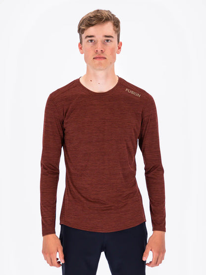 חולצת ריצה גברים שרוול ארוך FUSION MENS C3 LS SHIRT