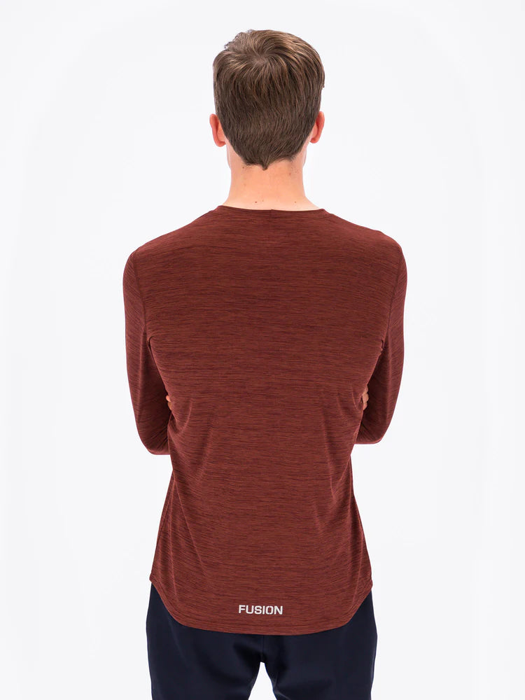 חולצת ריצה גברים שרוול ארוך FUSION MENS C3 LS SHIRT