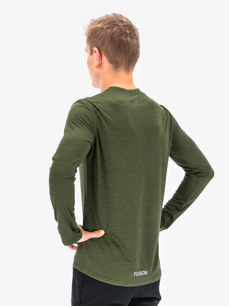 חולצת ריצה גברים שרוול ארוך FUSION MENS C3 LS SHIRT
