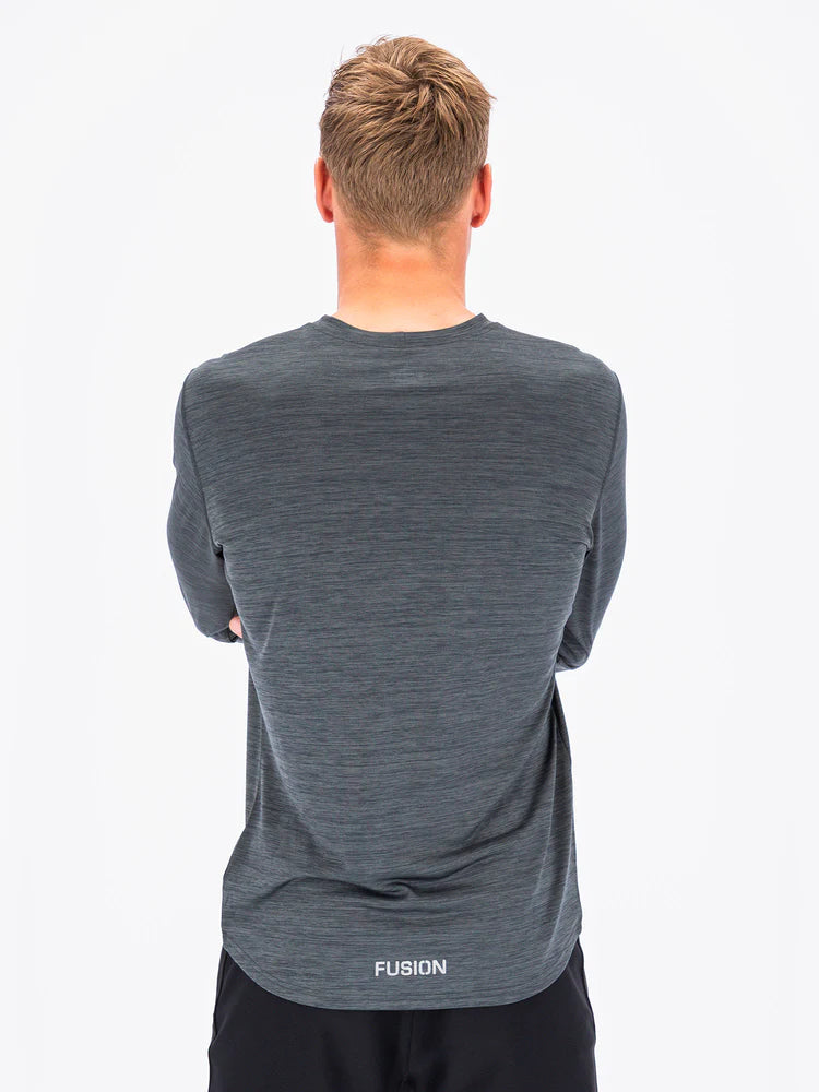 חולצת ריצה גברים שרוול ארוך FUSION MENS C3 LS SHIRT