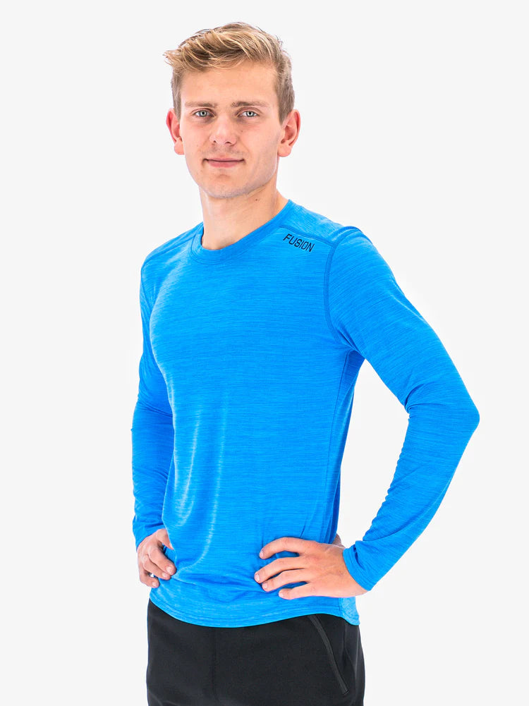 חולצת ריצה גברים שרוול ארוך FUSION MENS C3 LS SHIRT