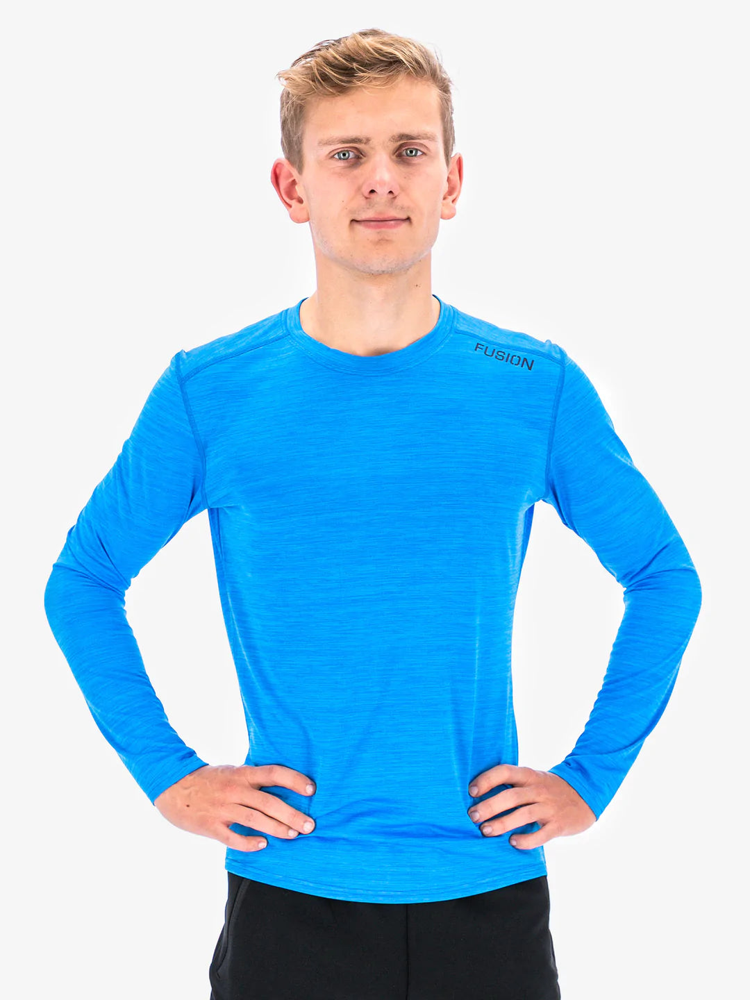 חולצת ריצה גברים שרוול ארוך FUSION MENS C3 LS SHIRT